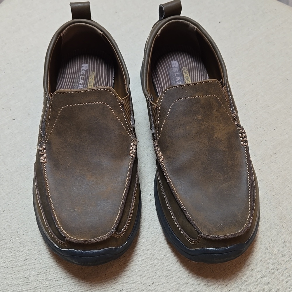 Skechers brown loafers men's size 5.5